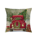 Axyaa Christmas Retro Series Pillow Covers - Set of 4