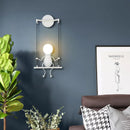 Axyaa Human-shaped Swing Wall Light E27 for Bedroom Living Room Corridor Dining Room