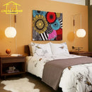 Axyaa Minimalist Silk Wall Lamp LED E27 Art Decor Sconce