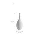 Axyaa Modern Minimalist Ceramic Vase Black White Handmade Art Decoration Living Room