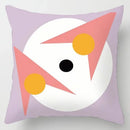 Axyaa Geometric Ginkgo Leaf Print Pillow Cover for Stylish Home & Office Decor