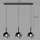 Axyaa Minimalist Glass Headboard Pendant Lamp for Luxury Bedroom