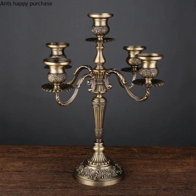 Axya Retro Wedding Candle Holders for Romantic Home Decor
