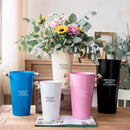 Axyaa Nordic Style Home Flower Shop Flower Bucket Decoration Iron Bucket Flower Arrangement
