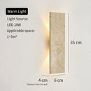Natural Stone LED Wall Lamp by Axyaa - Waterproof Outdoor Lighting Fixtures