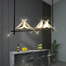 Axyaa Modern Magpie LED Chandelier for Living Room and Bedroom
