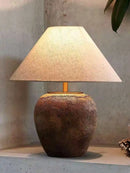 Axyaa Handmade Ceramic Wabi Sabi Table Lamp
