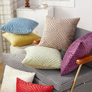 Velvet Geometric Cushion Cover 45x45cm - Axyaa - Nordic Style Home Decor