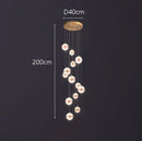 Axyaa Facil Indoor Lighting - Elegant Chandelier for Home and Staircase