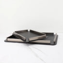 Axya Metal Decorative Tray for Home Organization and Decoration