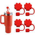 Axyaa Silicone Flower Straw Cover for Stanley Cup 30&40Oz Tumblers