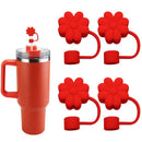 Axyaa Silicone Flower Straw Cover for Stanley Cup 30&40Oz Tumblers
