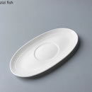 Axyaa 160ml Ceramic Gravy Boat Set in Pure White for Steak Sauce and Specialty Dishes