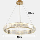 Axyaa Crystal Chandelier Pendant Light for Living and Dining Room Lighting