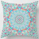 Axyaa Indian Mandala Print Polyester Pillow Case Sofa Decor Throw Pillows 45x45cm
