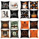 Axyaa Halloween Pillowcase Cojines Funny Cushion Cover Home Sofa Decoration