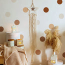 Boho Rainbow Star Nursery Wall Stickers Polka Dot Decals Kids Bedroom Decor by Axyaa.