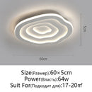 Axyaa Modern LED Ceiling Lights Chandeliers with Remote Control Dimming for Home Decor