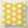 Axyaa Yellow Flower Pillowcase for Home Sofa Lumbar Cushion