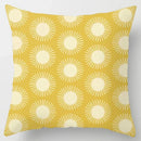 Axyaa Yellow Flower Pillowcase for Home Sofa Lumbar Cushion