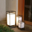 Axyaa Modern Black Iron Table Lamp with White Fabric Shade and E27 LED Bulb