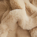 Axyaa Faux Rabbit Fur Blanket: Luxuriously Soft & Warm Sofa Bed Throw Blanket