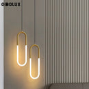 Axyaa LED Pendant Lights for Indoor Bedroom Living Room Suspension Decor