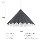 Axyaa Nordic Resin Umbrella LED Pendant Light for Home Decor and Kitchen Lighting