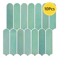 Axyaa Fish Scale Tile Stickers: 3D Self-adhesive for Living Room, Bathroom - Pack of 10