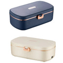 Axyaa Electric Heated Lunch Box Warmer Set - Stainless Steel Food Warmer
