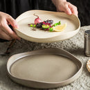 Axyaa Ceramic Steak & Pasta Plate Set - Restaurant Tableware