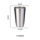 Axyaa Stainless Steel Beer Mug Coffee Tea Tumbler Wine Cup Drinking Mug Bar Supply