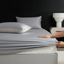 Axyaa Luxury Cotton Fitted Sheet for Hot Sleepers - Moisture-Wicking Mattress Cover