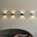 Axyaa Nordic Designer Aluminum Glass LED Wall Lamp, Modern Art for Living Room