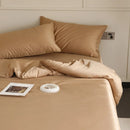 Axyaa Silk Bedding Set: Duvet Cover, Quilt Cover & Pillowcase, 100% Natural Silk