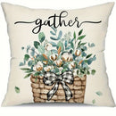Soft and Comfortable Sweet Home Pattern Design Cushion Cover for Sofa and Chair by Axyaa