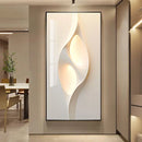 Axyaa Modern Abstract Mural Lamp Entrance Hanging Painting