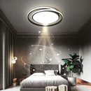 Axyaa LED Round Pendant Light Gold/Black/White Tricolor for Modern Home Lighting