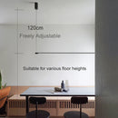 Axyaa Modern Nordic LED Chandelier for Restaurant Bar Office - Luxury Interior Lighting