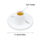 Axyaa Plastic Socket Outlet Box Mount E27 Lamp Holder for Ceiling Lamp