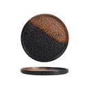 Axyaa Ceramic Stone Pattern Steak Plate for Pasta, Pizza & Japanese Cuisine