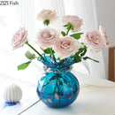 Axyaa Glass Vase Lucky Bag: Artistic Hydroponic Flower Arrangement & Ornament
