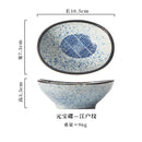 Axyaa Vintage Oval Ceramic Seasoning Dish for Soy Sauce and Vinegar