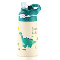 Axyaa Kids Stainless Steel Thermal Water Bottle - Cute Cartoon Design, Leak-Proof Insulated Cup