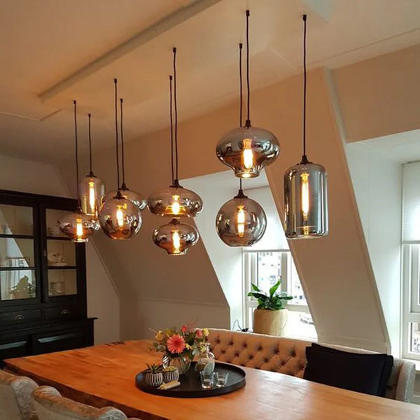 Axyaa Nordic Glass Pendant Lights: Modern, Creative, and Elegant Lighting Solution