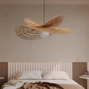 Axyaa Hand Woven Rattan Pendant Lamp - Art Led Chandelier for Home Decor