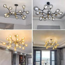 Axyaa Glass Magic Bean Chandelier LED Pendant Lights