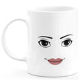 Axyaa Gamer Face Mug | Funny Man & Woman Faces Coffee Cup