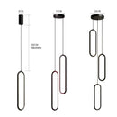 Axyaa LED Chandelier: Modern Living Room Décor Pendant Lights