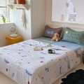 Axyaa Cartoon Ice Silk Summer Blanket: Double-Sided Cool Feeling Lightweight Duvet